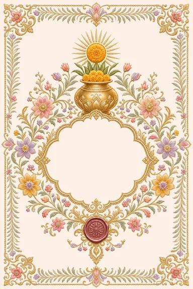 Haldi — Chamba Rumal Wedding Suite — Haldi card design