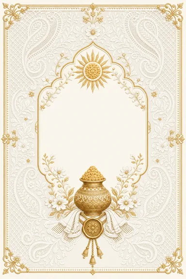 Haldi — Lucknowi Chikankari Wedding Suite — Haldi card design