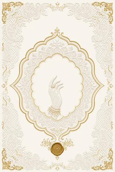Lucknowi Chikankari — Mehendi design