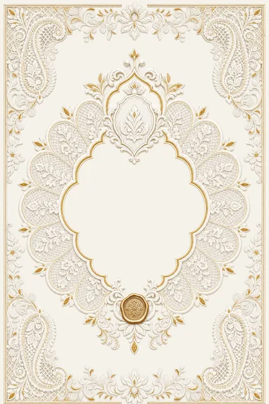 Reception — Lucknowi Chikankari Wedding Suite — Reception card design