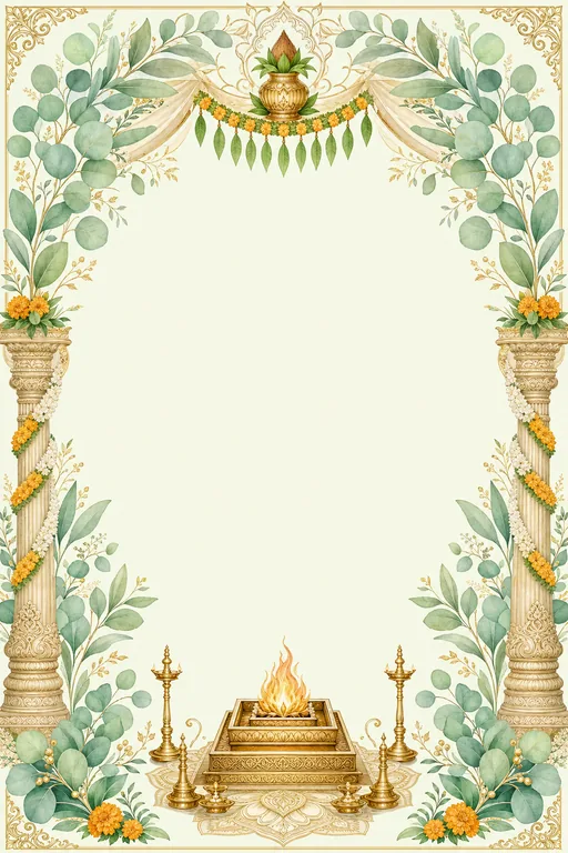 Wedding — Eucalyptus & Sage Fusion Wedding Suite — invitation page