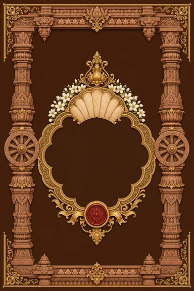 Reception — Hampi Vijayanagara Wedding Suite — Reception card design