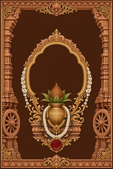 Hampi Vijayanagara — Kannada invitation card design