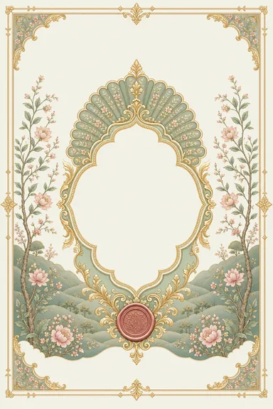 Reception — Kangra Miniature Wedding Suite — Reception card design