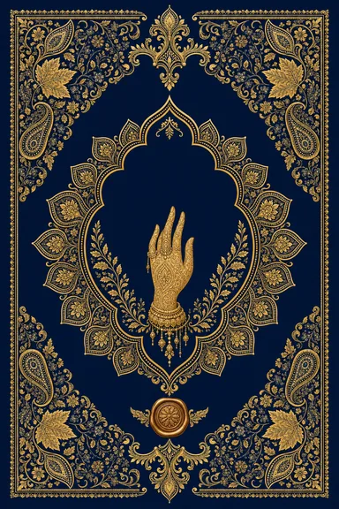 Mehndi — Kashmiri Naqashi Wedding Suite — Mehndi card design