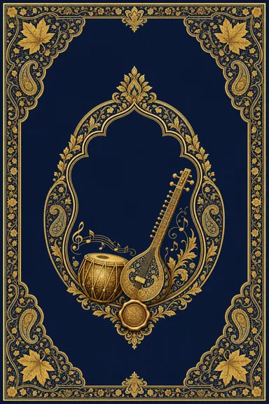 Sangeet — Kashmiri Naqashi Wedding Suite — Sangeet card design