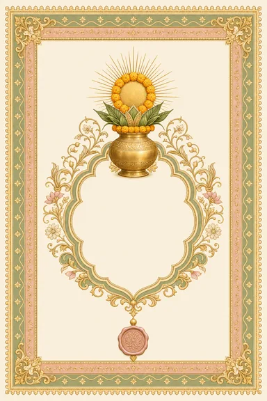 Haldi — Maheshwari Weave Wedding Suite — Haldi card design
