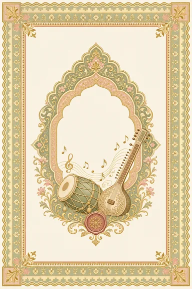 Sangeet — Maheshwari Weave Wedding Suite — Sangeet card design