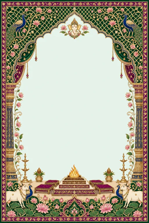 Wedding — Pichwai Nathdwara Wedding Suite — invitation page