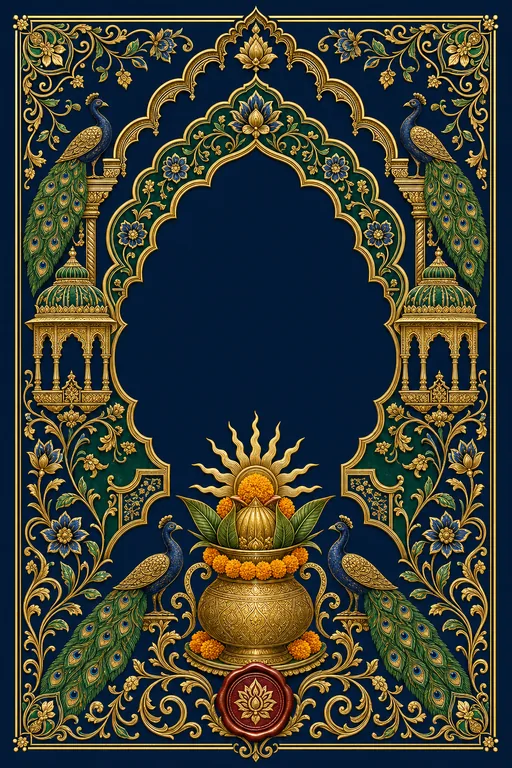 Haldi — Rajputana Royal Wedding Suite — North Indian Hindu Traditional Haldi invitation card design from Ayozan