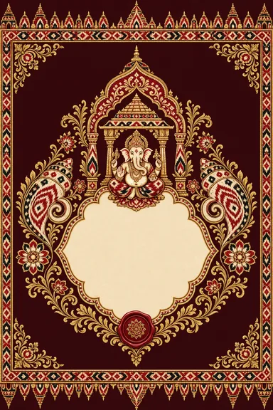 Wedding — Sambalpuri Ikat Wedding Suite — Wedding card design