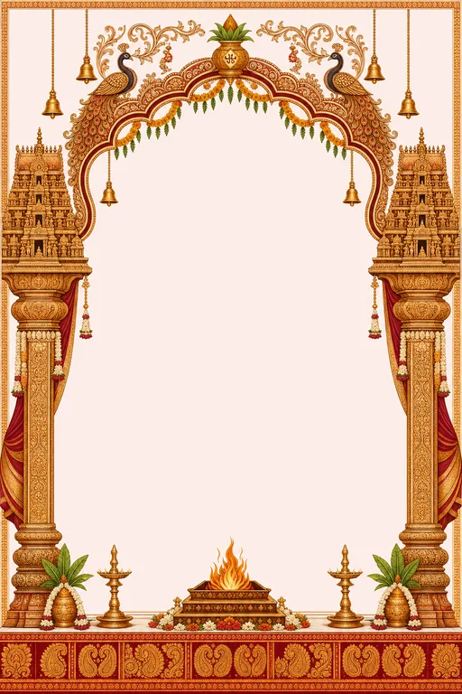 Wedding — South-Indian Temple Wedding Suite — invitation page