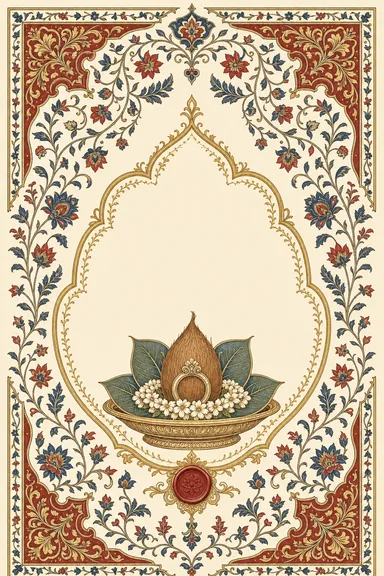 Srikalahasti Kalamkari — Kalamkari Wedding invitation card design