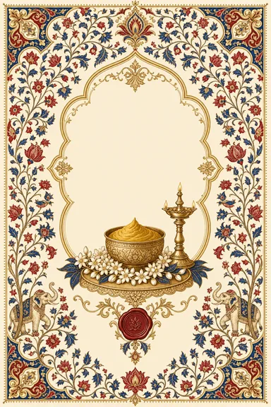 Srikalahasti Kalamkari — Telugu invitation card design