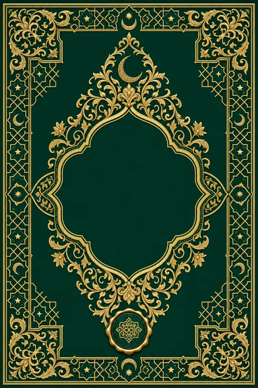 Walima — Emerald Arabesque Wedding Suite — North Indian Muslim Traditional Walima invitation card design from Ayozan