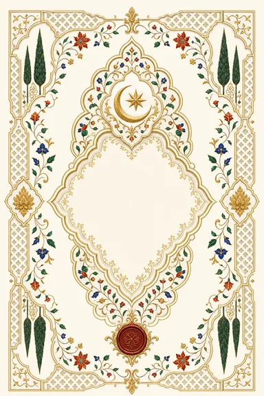 Taj Pietra Dura — Nikah invitation card design