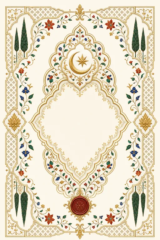 Nikah — Taj Pietra Dura Wedding Suite — North Indian Muslim Traditional Nikah invitation card design from Ayozan