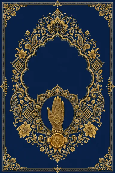 Mehndi — Royal Punjabi Wedding Suite — Mehndi card design