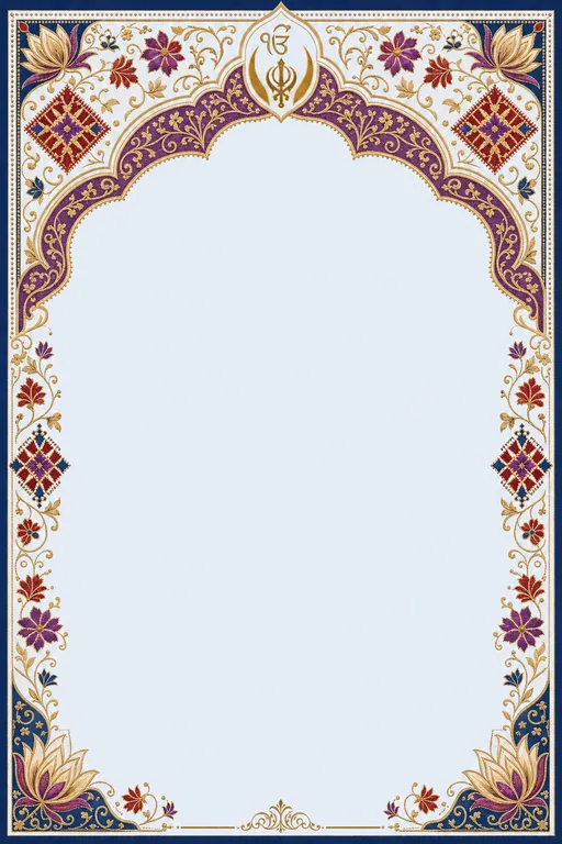 Anand Karaj — Royal Punjabi Wedding Suite — invitation page