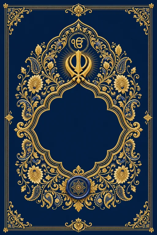Anand Karaj — Royal Punjabi Wedding Suite — Punjabi Sikh Traditional Anand Karaj invitation card design from Ayozan