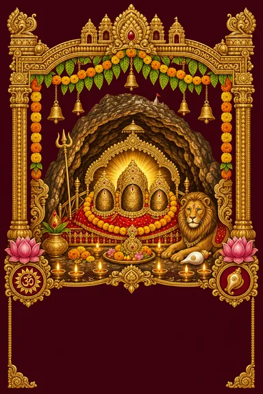Vaishno Devi — Darshan design