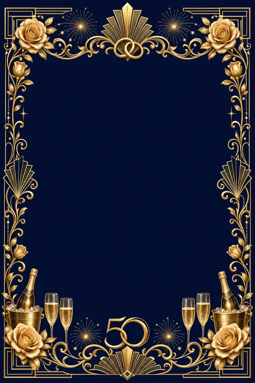 50th — Golden Jubilee — Invitation — invitation page