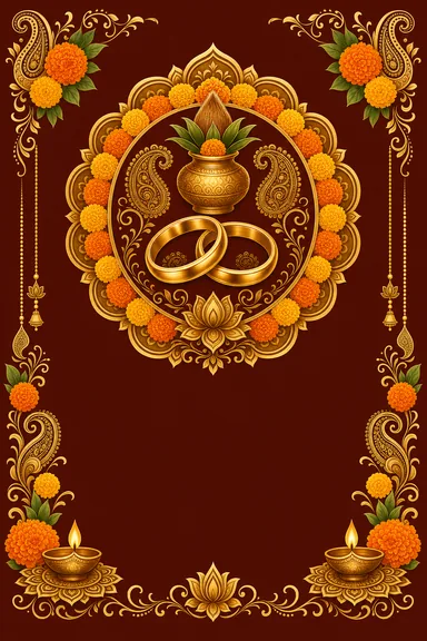 Vivah Varshikotsav — Anniversary card design