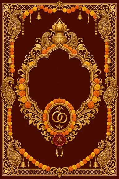 Vivah Varshikotsav — Invitation — Anniversary card design