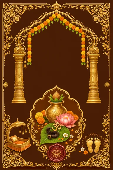 Mundan — Tonsure Ceremony — Mundan Ceremony card design