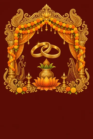 Wedding Blessings — Wedding card design