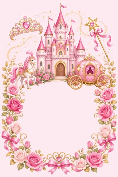 Kids Birthday — Princess — Birthday card design