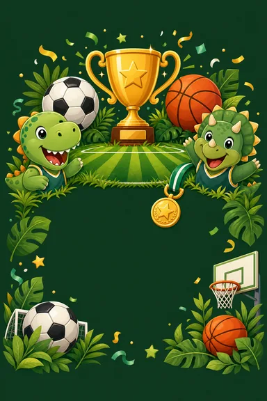 Kids Birthday — Sports — Birthday card design