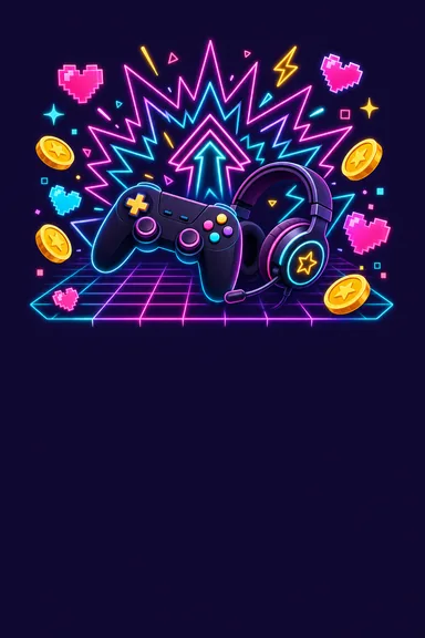 Teen Birthday — Gaming — Birthday card design