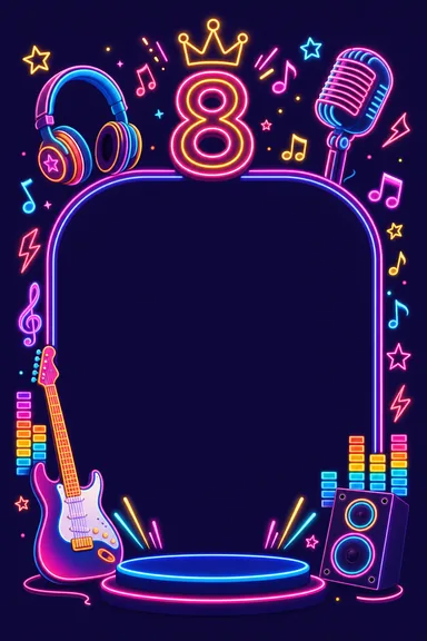 Teen Birthday — Music — Birthday card design