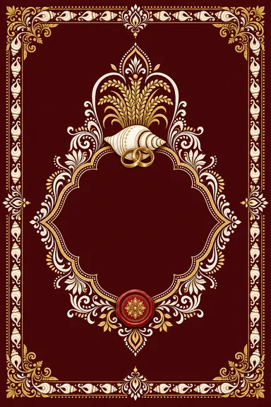 Bengali Alpana — Bengali invitation card design