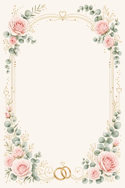 Engagement — Ring & Roses Modern — invitation page