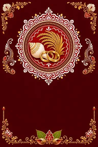 Ashirwad — Bengali — Tilak card design