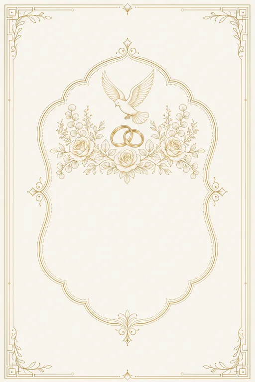 Ring Ceremony — Minimalist Luxe — Christian Traditional Ring Ceremony invitation card design from Ayozan