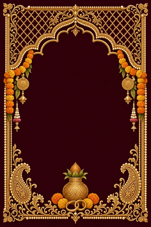 Roka — Royal Mughal Gold — invitation page