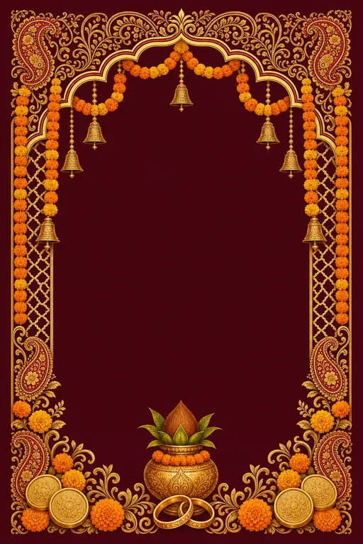 Roka — Marigold Red & Gold — invitation page