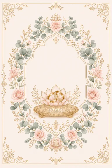 Sagai — Blush Botanical Fusion — Nishchayam card design