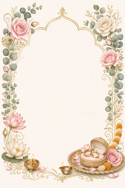 Sagai — Ring & Roses Modern — invitation page