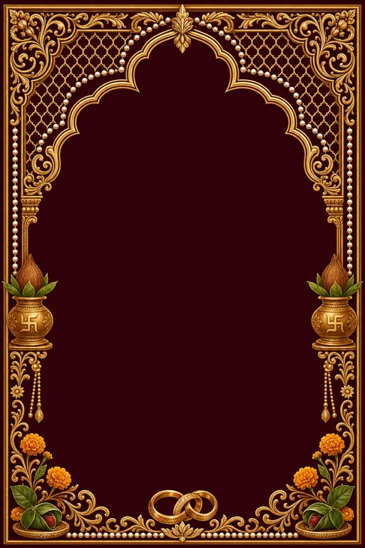 Tilak — Royal Mughal Gold — invitation page