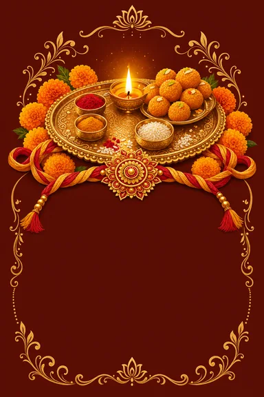 Happy Bhai Dooj — Bhai Dooj greeting card design