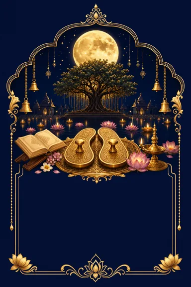 Guru Purnima — Guru Purnima greeting card design