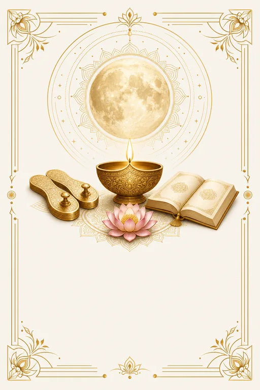 Happy Guru Purnima — Hindu Traditional Guru Purnima invitation card design from Ayozan