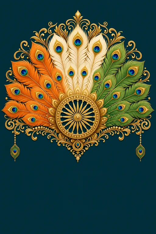 Jai Hind — Traditional Independence Day invitation card design from Ayozan