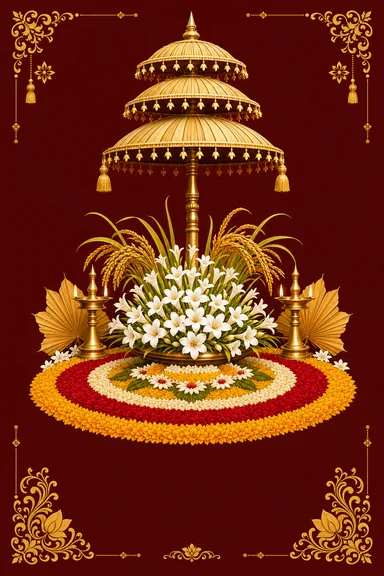 Onam Wishes — Onam greeting card design