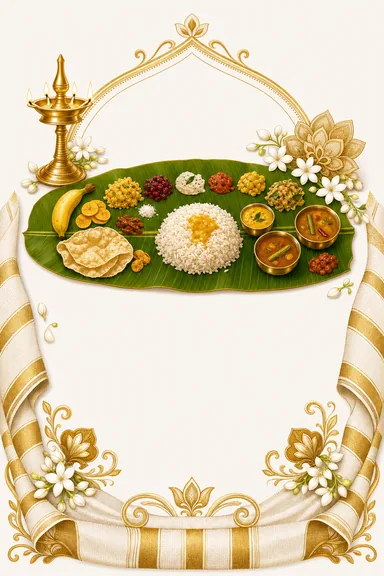 Happy Onam — Onam greeting card design