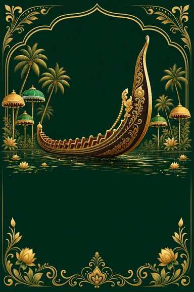 Onam Ashamsakal — Onam card design